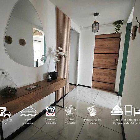 Calais Plage-Gare Appartement Elegant Tout Equipe Exteriör bild
