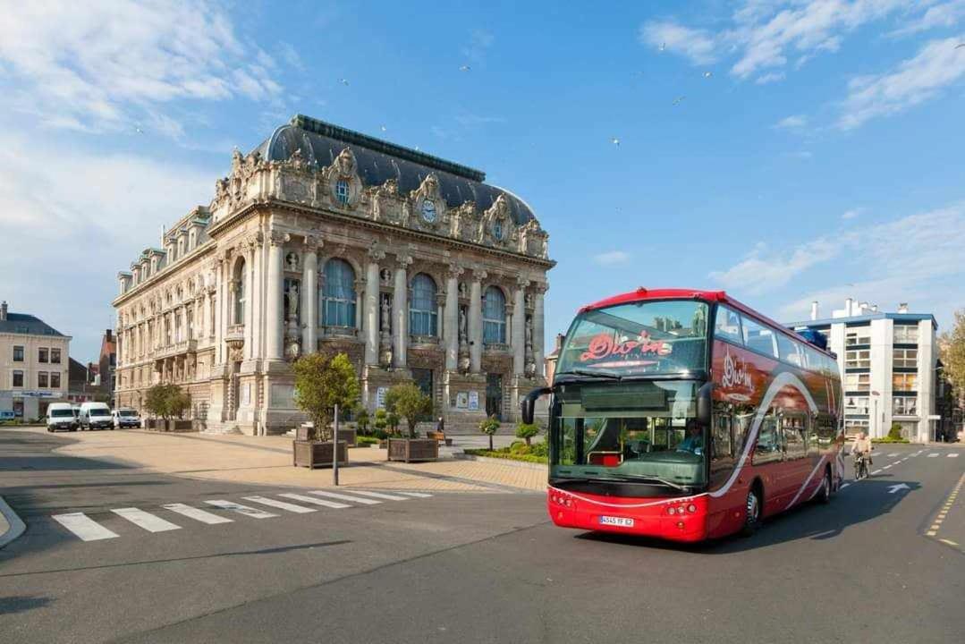 Calais Plage-Gare Appartement Elegant Tout Equipe Exteriör bild